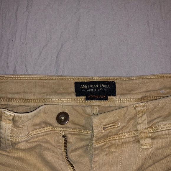 Long men’s kaki dress pants - Picture 3 of 5